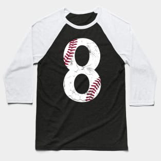 Happy Birthday Shirt 8th 8 Year Old Baseball Baseball T-Shirt